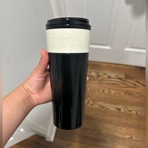 Starbucks Black and White Travel Mug